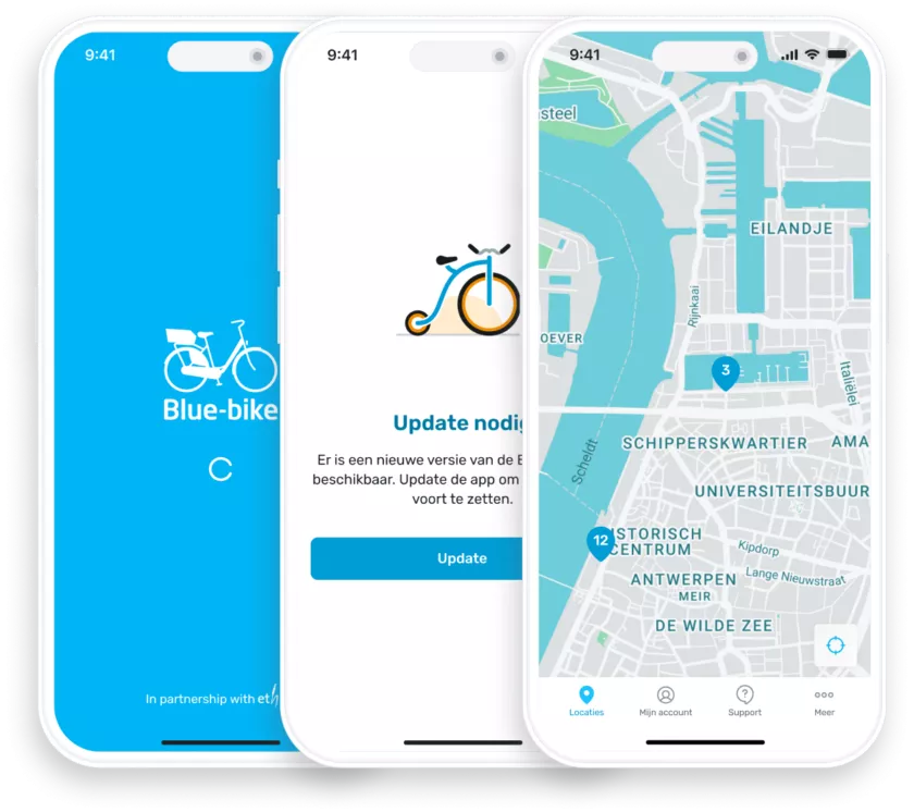 Blue-bike app